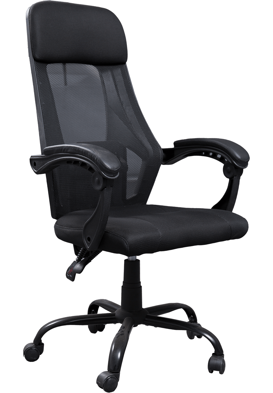 Ergonomska radna stolica od tkanine, podesiva mrežasta uredska stolica s visokim naslonom za 360 stupnjeva details